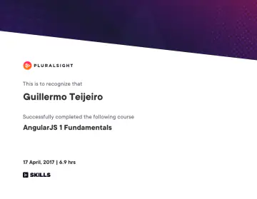 Certificate: AngularJS 1 Fundamentals