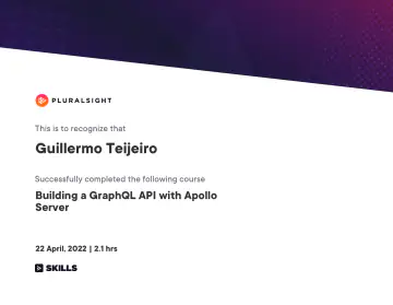 Certificate: Building a GraphQL API with Apollo Server