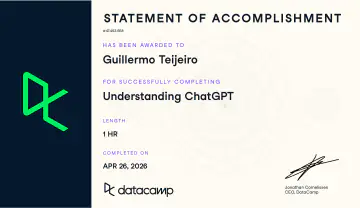 Certificate: Comprender ChatGPT