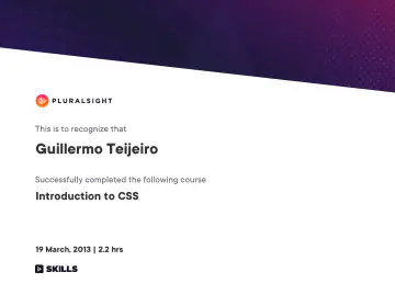Certificate: Introduction to CSS