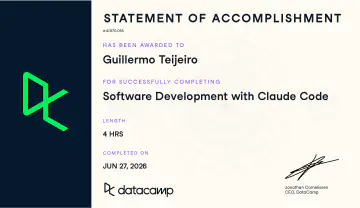 Certificate: Software Development with Claude Code